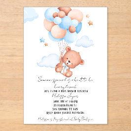 Beauty Loved Baby Shower Invitation  Acryl Uitnodigingen