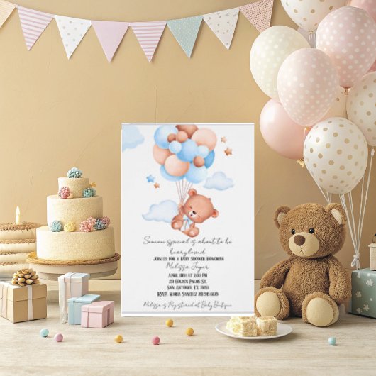 Beauty Loved Baby Shower Invitation  Kaart