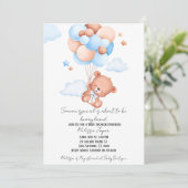 Beauty Loved Baby Shower Invitation  Kaart (Staand voorkant)