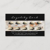 Beauty Loyalty Kaart 10 Lash Coral Roos Gray Marbl (Achterkant)