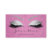 Beauty Loyalty Kaart 10 Lash Roze Grijs Zilveren K