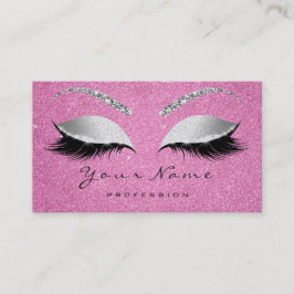 Beauty Loyalty Kaart 10 Lash Roze Grijs Zilveren K