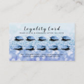 Beauty Loyalty Kaart 10 Makeup Lashes Blue Glitter (Achterkant)