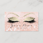 Beauty Loyalty Kaart 10 Makeup Lashes Gold Peach (Voorkant)