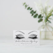 Beauty Loyalty Kaart 10 Makeup Lashes Silver Grey (Staand voorkant)