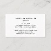 Beauty Make-up Salon Uw Logo Vloeibare Make-up Visitekaartje (Achterkant)