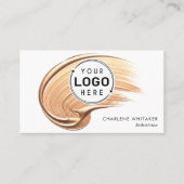 Beauty Make-up Salon Uw Logo Vloeibare Make-up Visitekaartje (Voorkant)