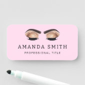 Beauty Make-up Wenkbrauwen & Wimpers Professioneel Naamplaatje (In situ)