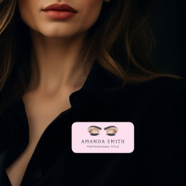 Beauty Make-up Wenkbrauwen & Wimpers Professioneel Naamplaatje