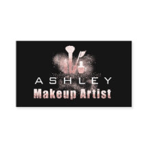 Beauty Makeup Artist Appointment Kaart Gray Pink