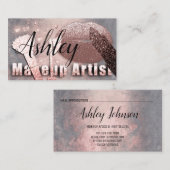 Beauty Makeup Artist Appointment Roos Glaitte Visitekaartje (Voorkant / Achterkant)