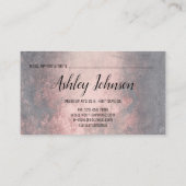 Beauty Makeup Artist Appointment Roos Glaitte Visitekaartje (Achterkant)