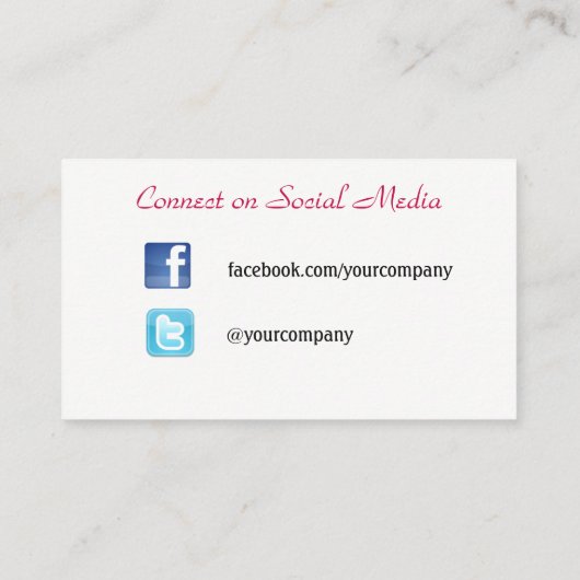 Beauty Makeup Artist Pink Stripe, Blonde Visitekaartje (Achterkant)