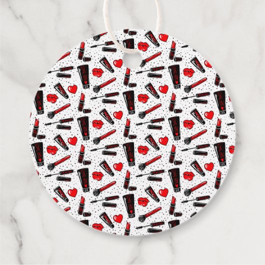 Beauty Makeup Bedankjes Labels (Achterkant)