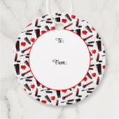 Beauty Makeup Bedankjes Labels (Voorkant)