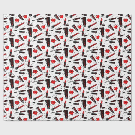 Beauty Makeup Cadeaupapier (Vlak)