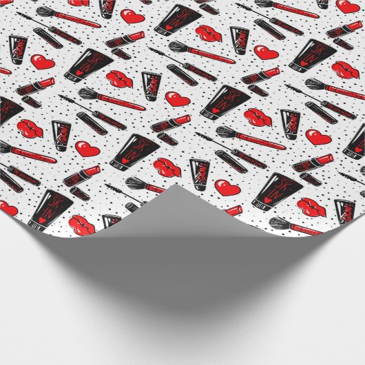 Beauty Makeup Cadeaupapier (Hoek)