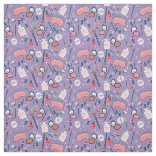  Beauty Makeup Cosmetics Pattern Stof (Swatch)