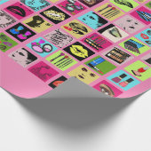 Beauty Makeup Cosmetics vrouwen worden geconfronte Cadeaupapier (Hoek)