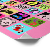 Beauty Makeup Cosmetics vrouwen worden geconfronte Poster (Hoek)