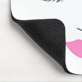 Beauty Makeup Face Lashes & Pink Lips Salon Muismat (Hoek)