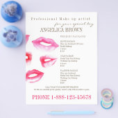 Beauty & Makeup Flyer-Sjabloon Flyer (Enkel)