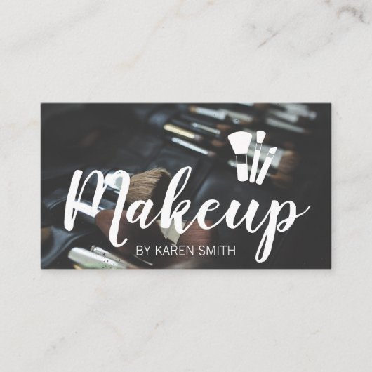 Beauty Makeup | Makeuppenselen Afsprakenkaartje (Voorkant)