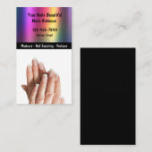 Beauty Manicured Nails Visitekaartjes (Voorkant / Achterkant)