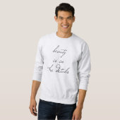Beauty Mannen Sweatshirt (Voorkant volledig)