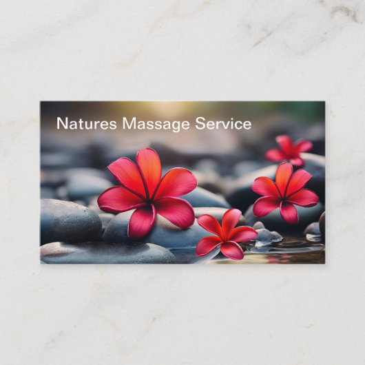 Beauty Massage Spa Visitekaartjes (Voorkant)