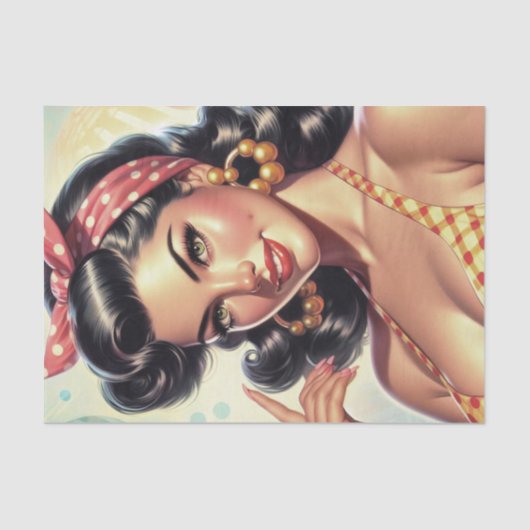  Beauty Meisje Tissuepapier (Voorkant)