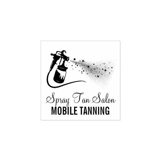 Beauty Mobile Bronze Body Spray Tanning Rubberstempel (Afrduk)