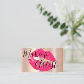 Beauty Mode Glitzy Makeup Artist Visitekaartje (Staand voorkant)