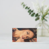 Beauty Mode Influencer Content Creator Foto Visitekaartje (Staand voorkant)