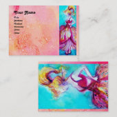 BEAUTY MODE rood roze blauw Visitekaartje (Voorkant / Achterkant)