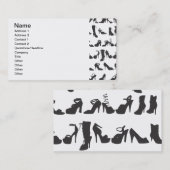 Beauty Mode Shoes Silhouettes Visitekaartje (Voorkant / Achterkant)