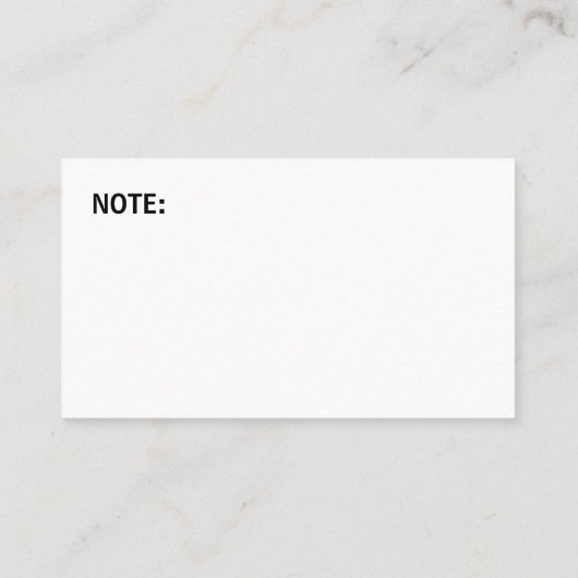 Beauty Nails Manicure Design Visitekaartje (Achterkant)