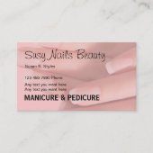 Beauty Nails Manicure Visitekaartjes (Voorkant)