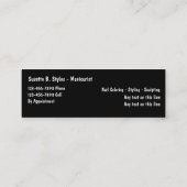 Beauty Nails Mini Visitekaartjes (Achterkant)