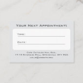 Beauty Nails Nail Bar Afspraakkaart Visitekaartje (Achterkant)