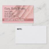 Beauty Nails Visitekaartjes (Voorkant / Achterkant)