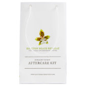 Beauty nazorg cadeauzakjes groene orchidee waterve klein cadeauzakje (Voorkant)