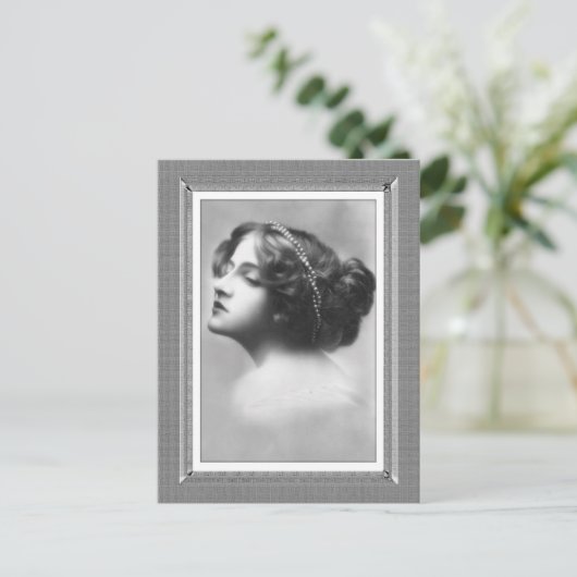 Beauty - Niet geïnteresseerd - in zwart-wit Briefkaart (Staand voorkant)