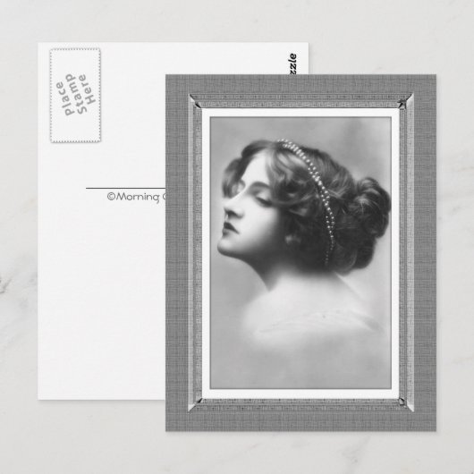  Beauty - Niet geïnteresseerd - in zwart-wit Briefkaart (Voorkant / Achterkant)