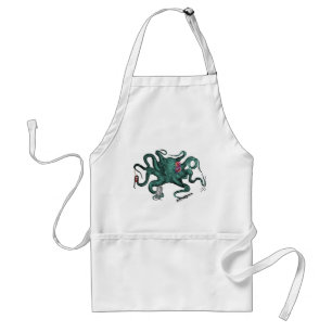 Beauty Octopus Stylist Apron Standaard Schort