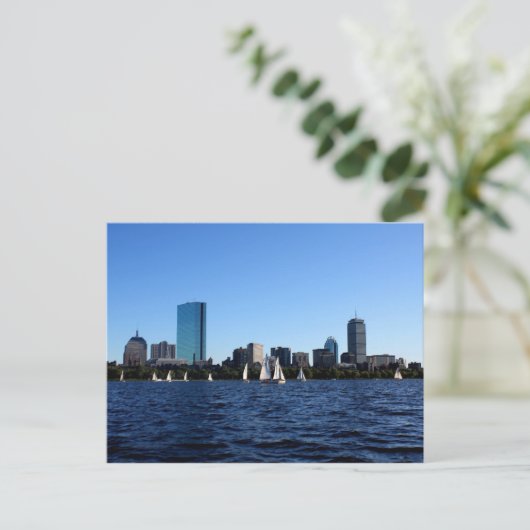 Beauty of Boston Briefkaart (Staand voorkant)