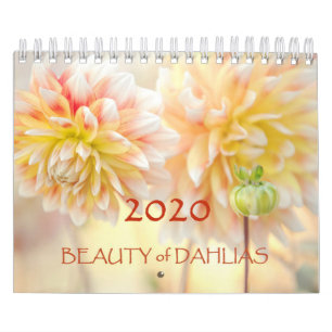 Beauty of Dahlias Flowers 2020 Calendar Kalender