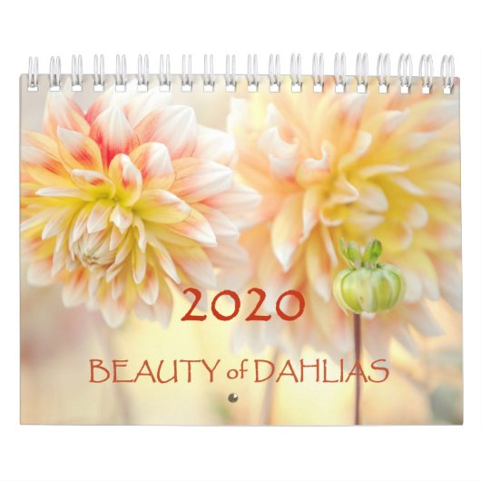 Beauty of Dahlias Flowers 2020 Calendar Kalender (Hoes)
