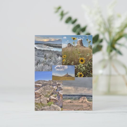 Beauty of Nebraska Briefkaart (Staand voorkant)