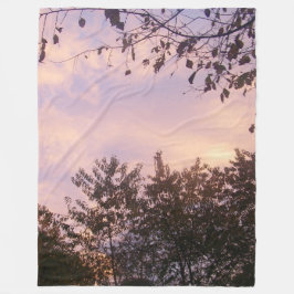 Beauty of the Dusk Fleece Blanket Deken